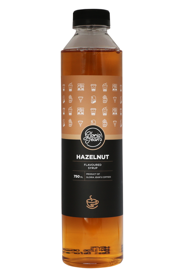 Gloria Jean's Syrup - Hazelnut 750ml Bottle