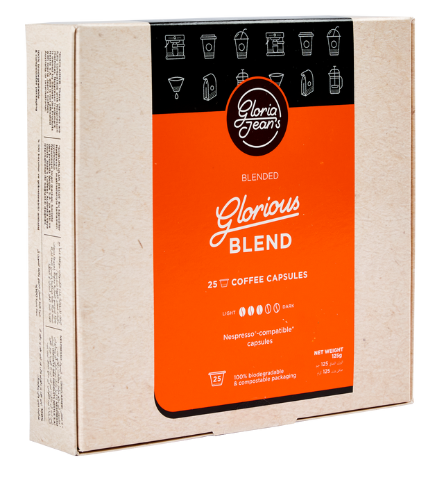 Gloria Jean's Glorious Blend Coffee Capsules - 25cps