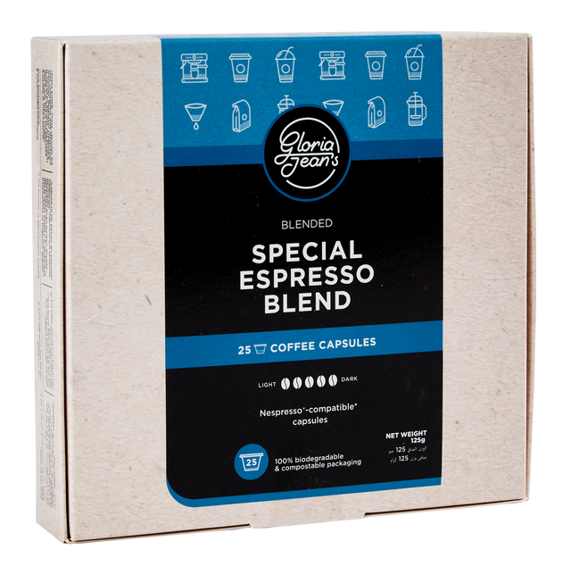 Gloria Jean's Special Espresso Blend Coffee Capsules - 25cps